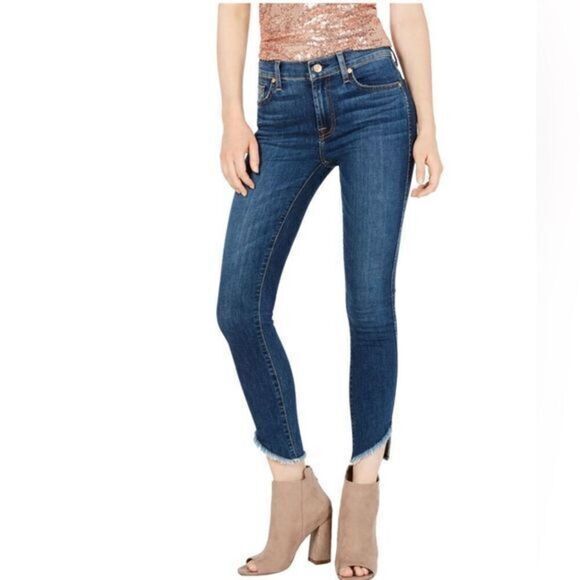 7 For All Mankind Denim - NWT 7 For All Man Kind Women’s Plus Size  “Ankle Gwenevere” Blue Jeans Size 33”